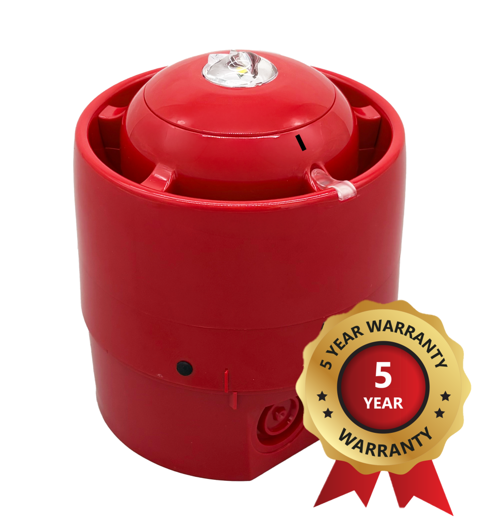 KE-AS3115R-WMWIP · Excellence Series intelligent addressable weatherproof sounder/visual alarm w/ isolator, wall mount