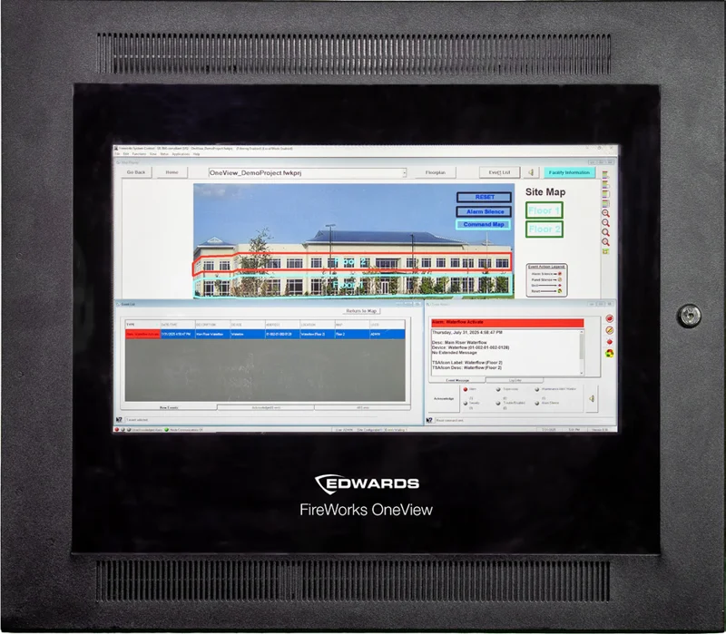 E85006-0073_Edwards FireWorks Oneview Graphical Annunciator_Datasheet
